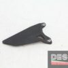Black left side rider heelguard Ducati 848 1098 1198