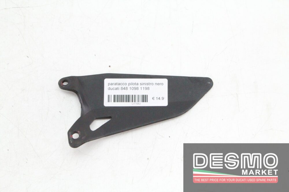 Paratacco pilota sinistro nero Ducati 848 1098 1198