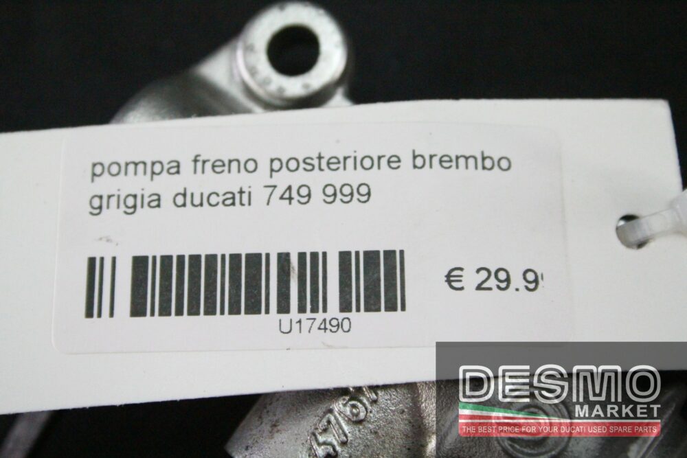 pompa freno posteriore brembo grigia ducati 749 999