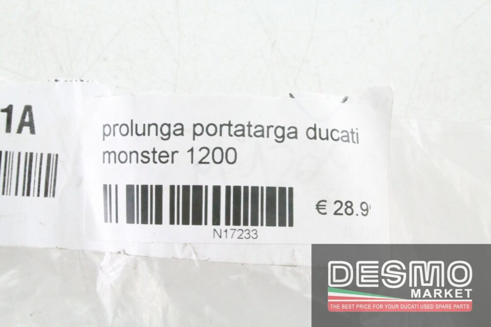 Prolunga portatarga Ducati Monster 1200