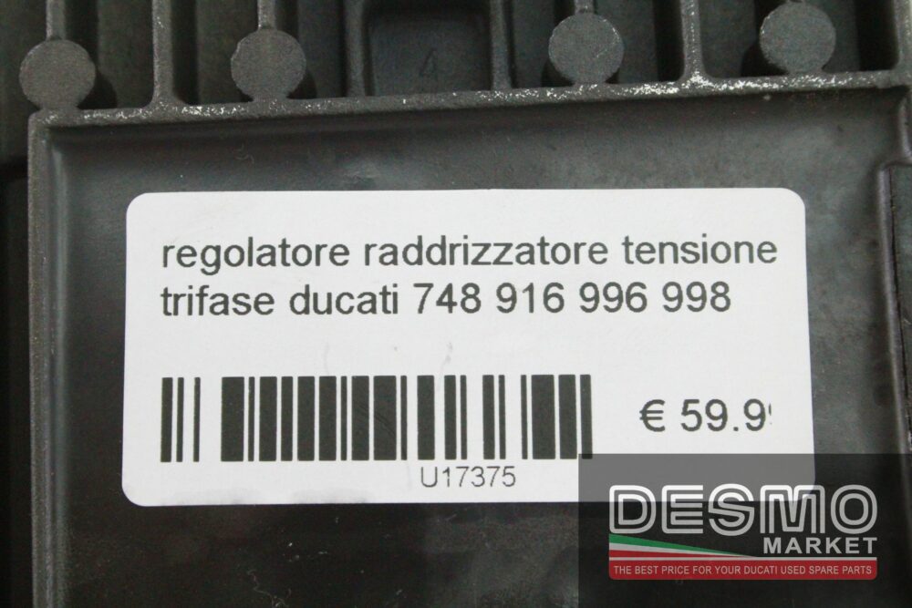 Regolatore raddrizzatore tensione trifase Ducati 748 916 996 998
