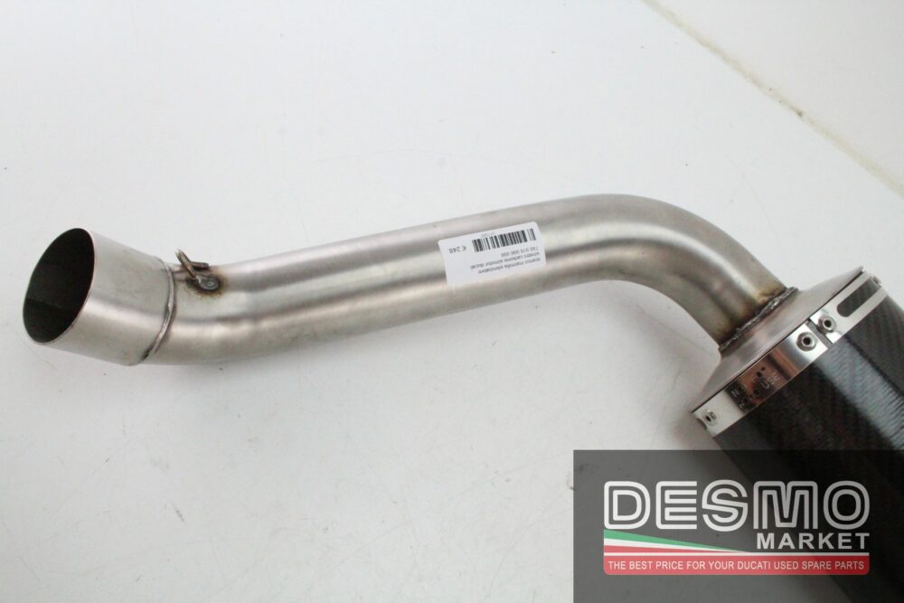 Scarico silenziatore sinistro carbonio Silmotor Ducati 748 916 996 998