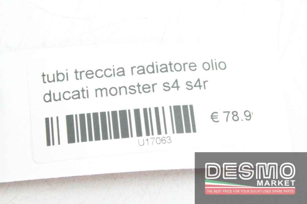 Tubi treccia radiatore olio Ducati Monster s4 s4r