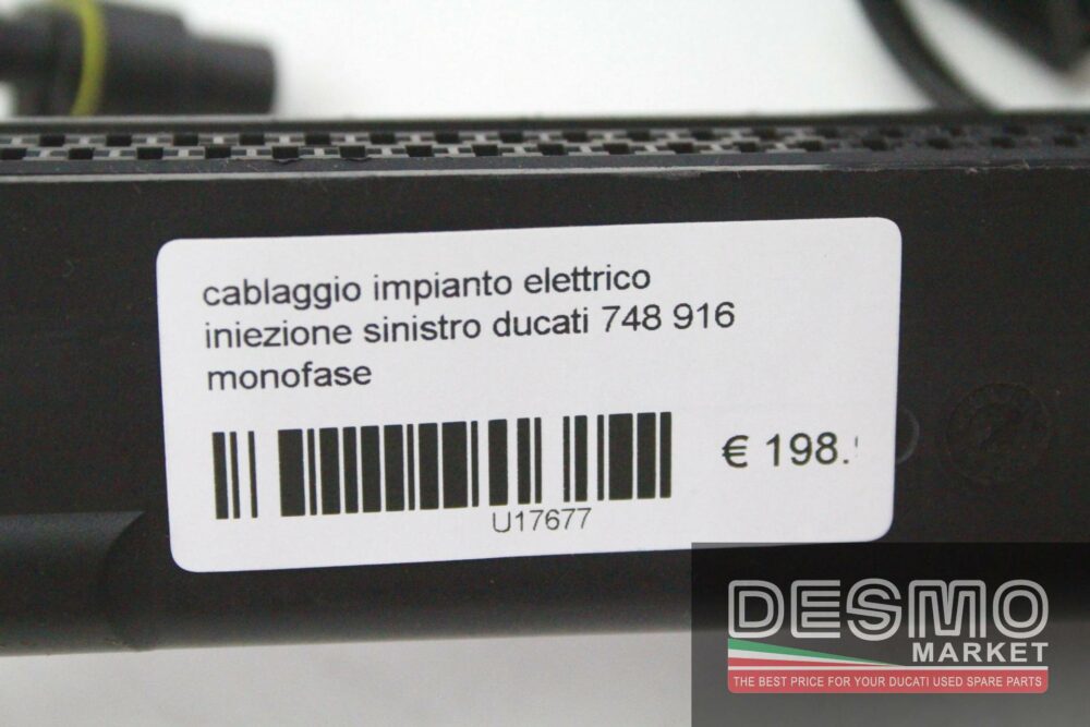 cablaggio impianto elettrico iniezione sinistro ducati 748 916 monofase