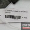 Clacson avvisatore acustico Ducati