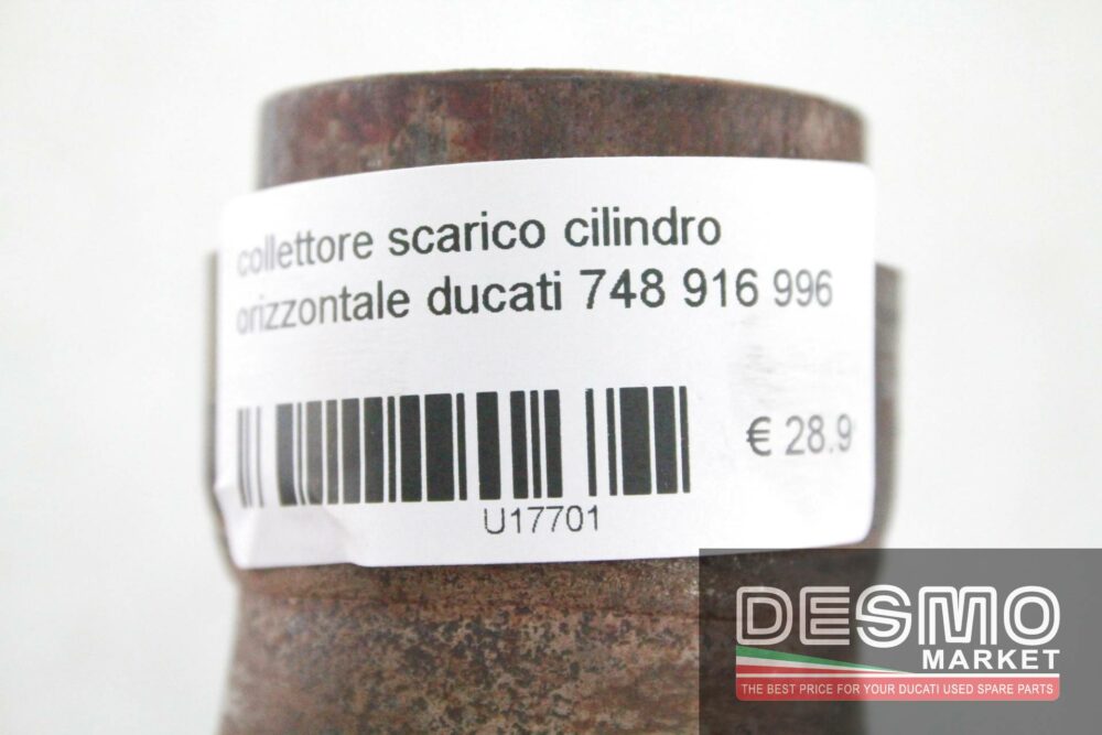 collettore scarico cilindro orizzontale ducati 748 916 996