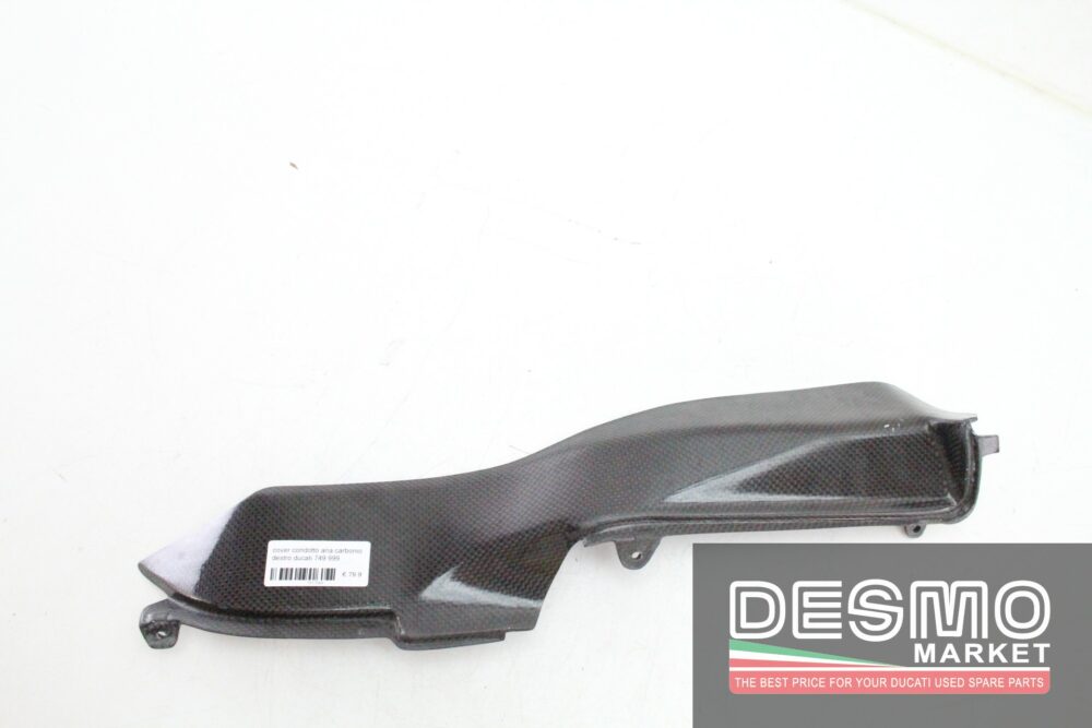 cover condotto aria carbonio destro ducati 749 999