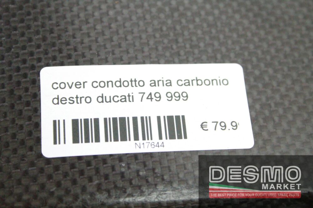 cover condotto aria carbonio destro ducati 749 999