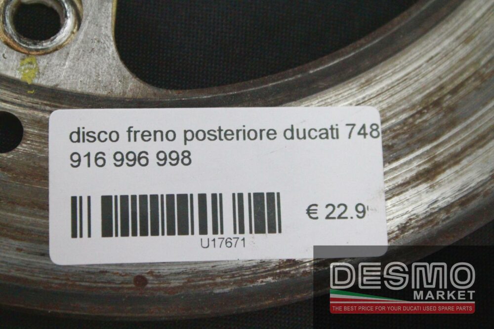 disco freno posteriore ducati 748 916 996 998