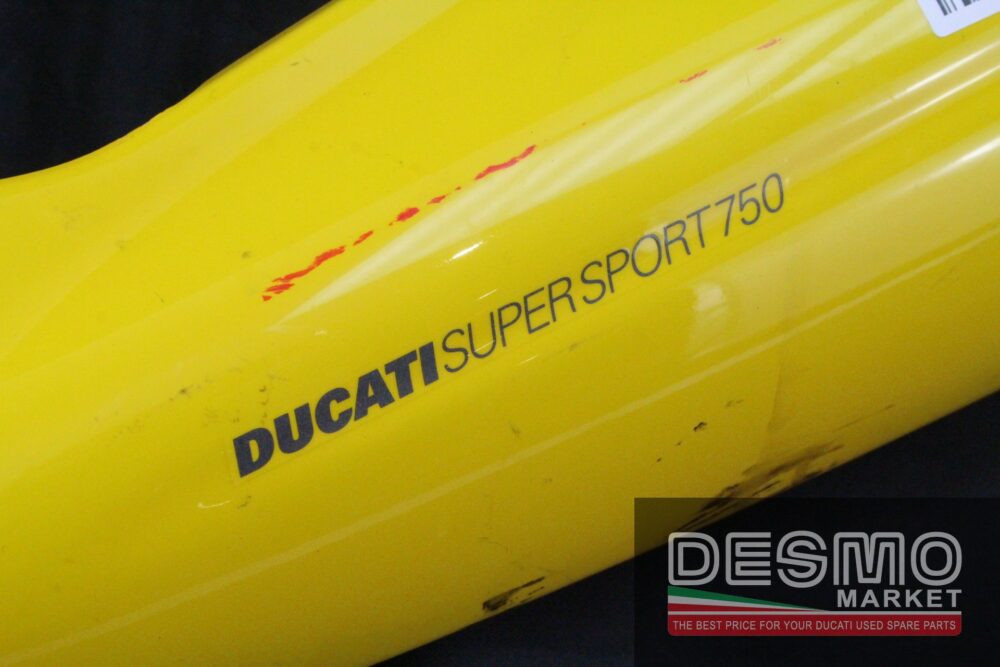 Fianchetto sella destro giallo Ducati Supersport 750