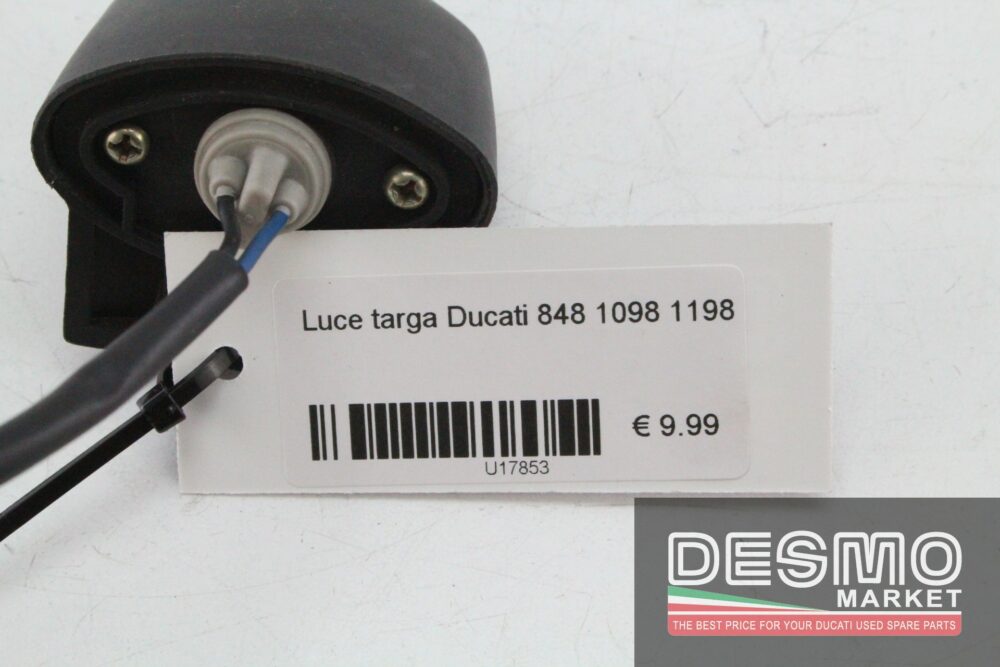 Luce targa Ducati 848 1098 1198