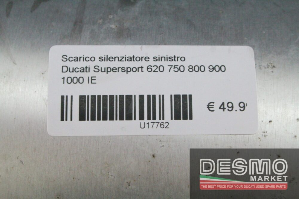Scarico silenziatore sinistro Ducati Supersport 620 750 800 900 1000