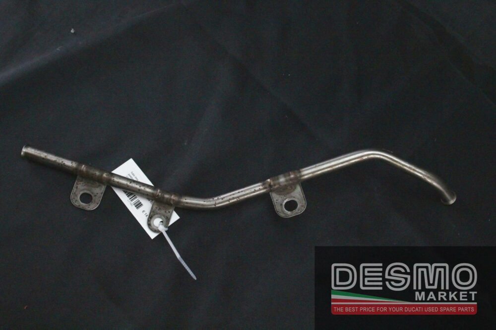 tubo inox passacavo luce targa posteriore ducati multistrada 620 1000 1100