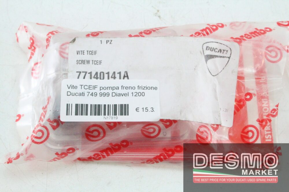 Vite TCEIF pompa freno frizione Ducati 749 999 Diavel 1200