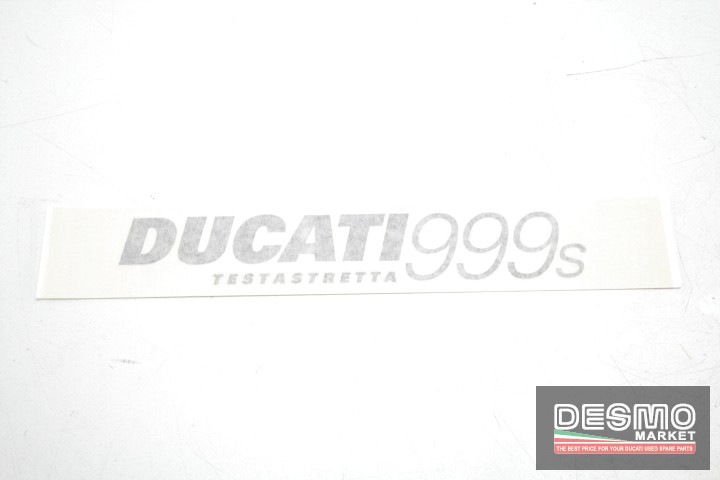 Adesivo Decal destro Ducati gialla “Ducati 999s Testastretta”