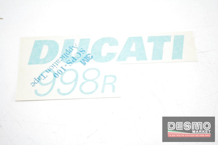 Adesivo Decal sinistro Ducati “Ducati 998r”