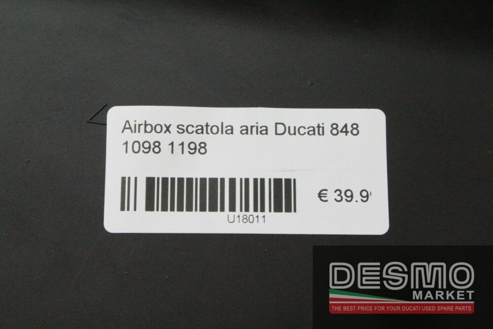 Airbox scatola aria Ducati 848 1098 1198