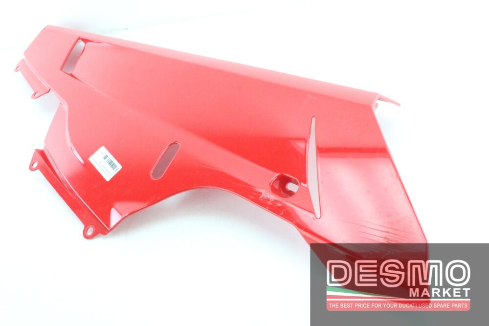 Carena vasca bassa destra rossa Ducati 848 1098 1198