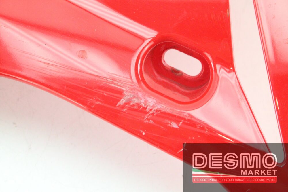 Carena vasca bassa destra rossa Ducati 848 1098 1198