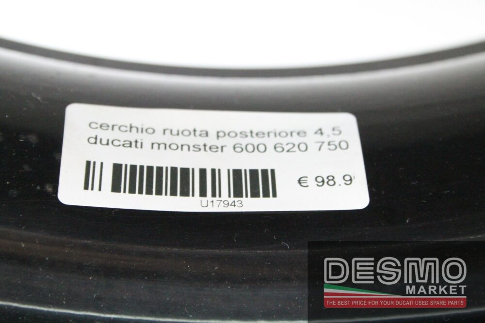 Cerchio ruota posteriore 4.5 Ducati Monster 600 620 750