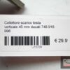 Vertical 45mm head exhaust collector Ducati 748 916 996 - Image 3