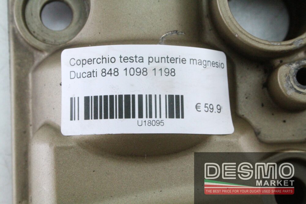 Coperchio testa punterie magnesio Ducati 848 1098 1198