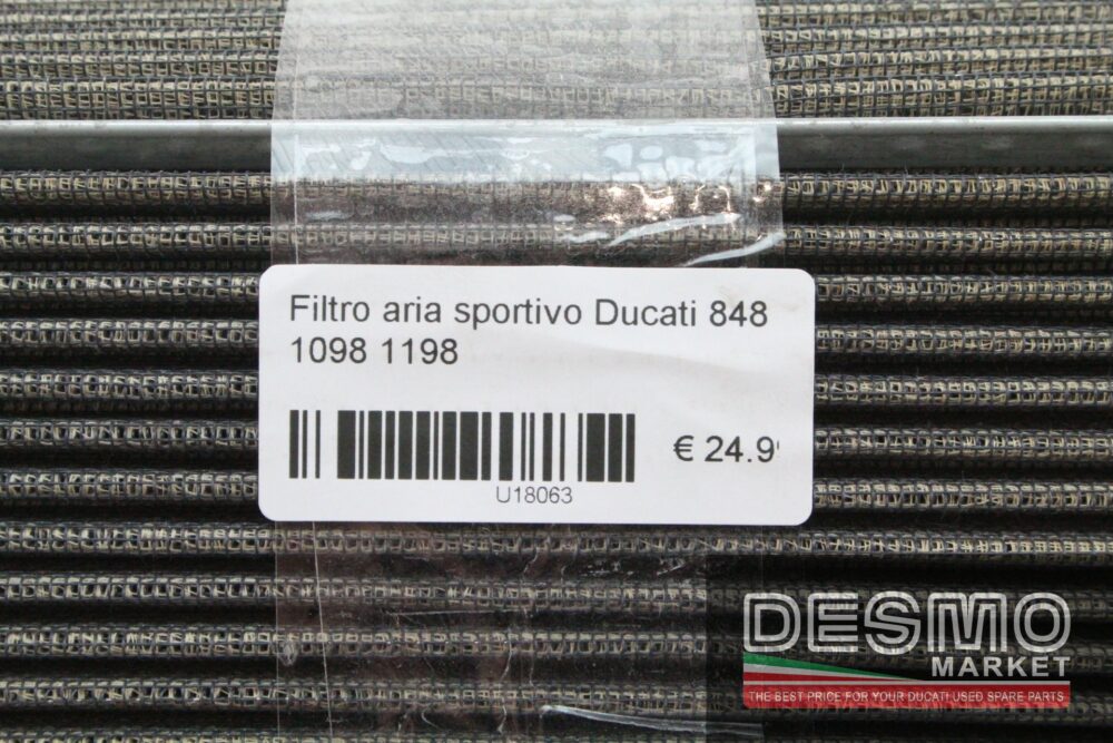 Filtro aria sportivo Ducati 848 1098 1198
