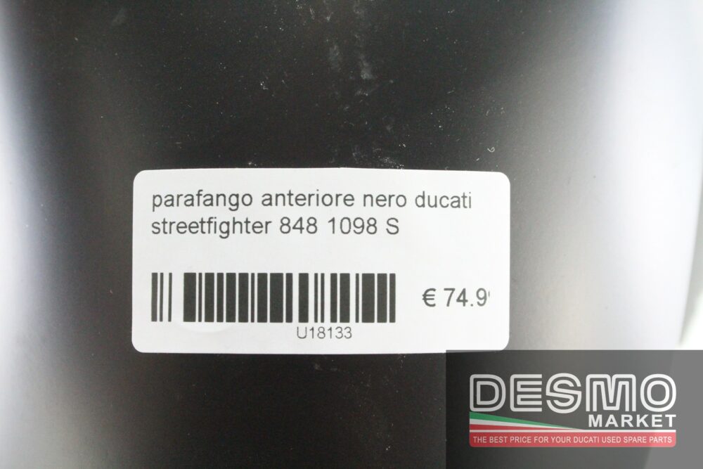 Parafango anteriore nero Ducati Streetfighter 848 1098 S