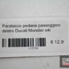 Paratacco pedana passeggero destro Ducati Monster s4r