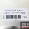 Terminali finali scarico originali Ducati 848 1098