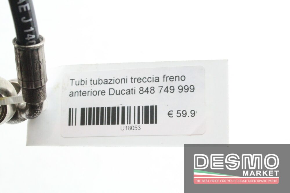 Tubi tubazioni treccia freno anteriore Ducati 848 749 999