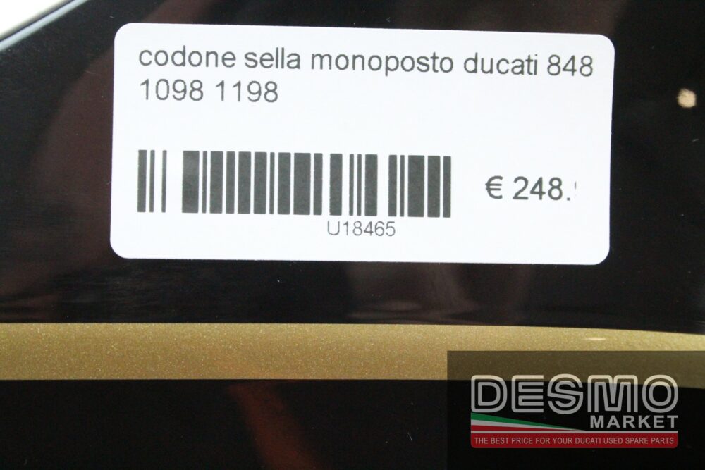 Codone sella monoposto Ducati 848 1098 1198