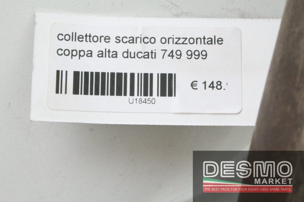 Collettore scarico orizzontale coppa alta Ducati 749 999