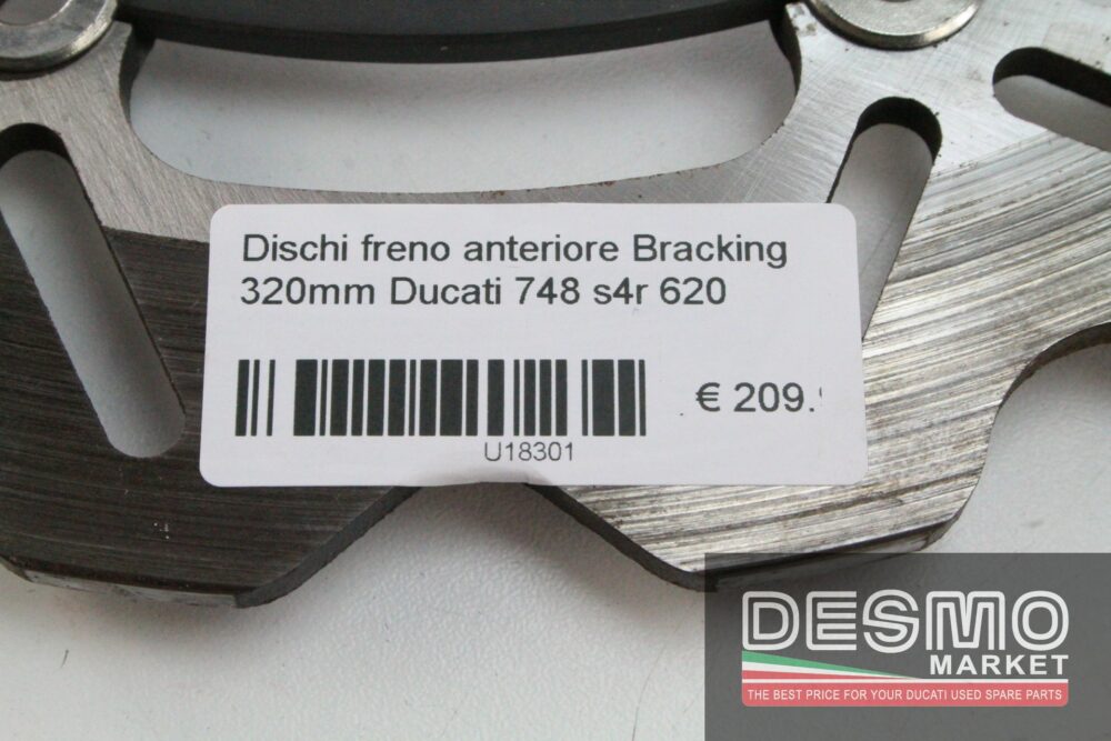 Dischi freno anteriore Bracking 320mm Ducati 748 s4r 620