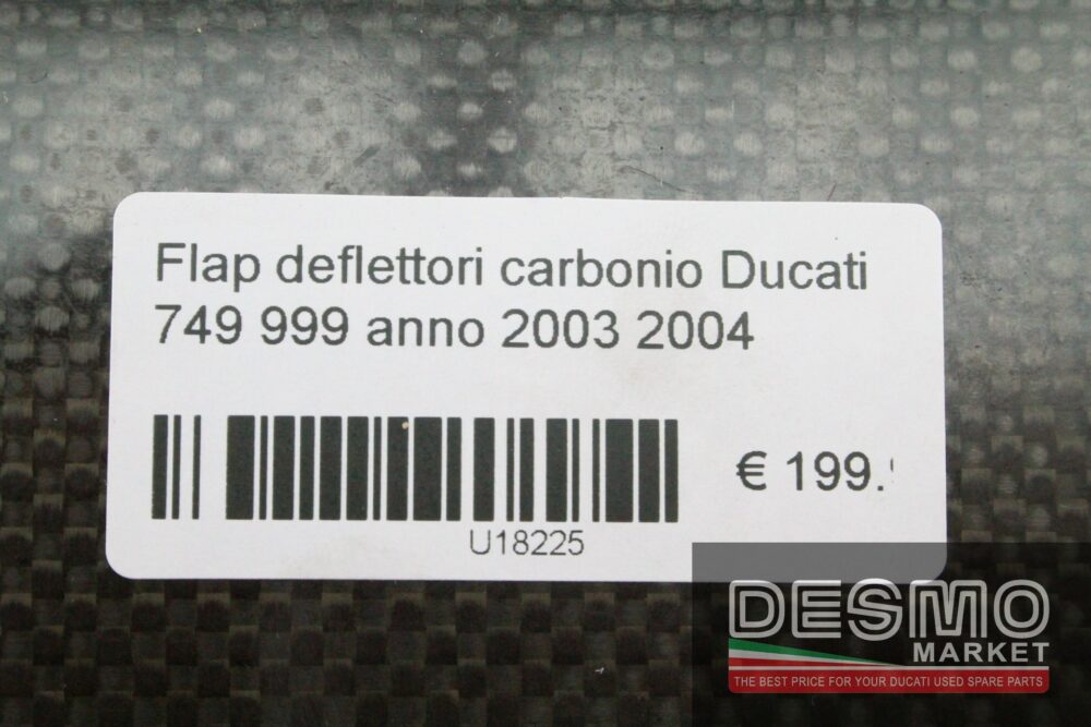 Flap deflettori carbonio Ducati 749 999 anno 2003 2004