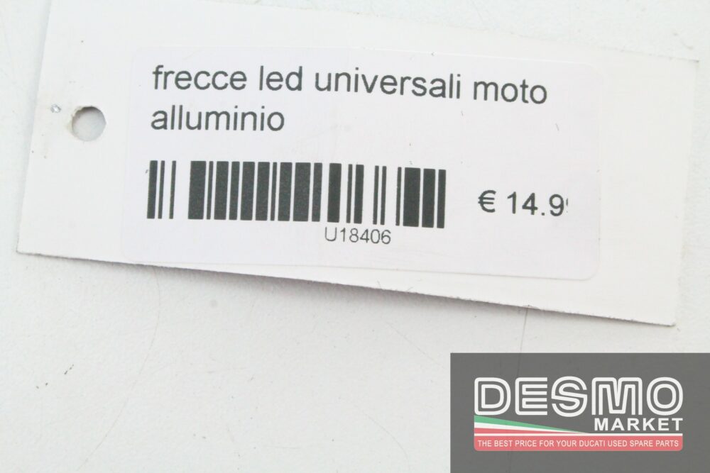 Frecce led universali moto alluminio