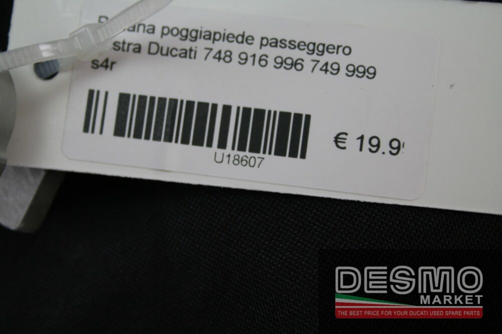 Pedana poggiapiede passeggero destra Ducati 748 916 996 749 999 s4r