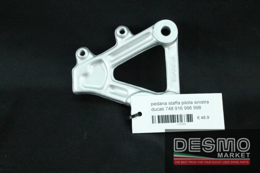 Left side rider footpeg plate Ducati 748 916 996 998 - Image 4