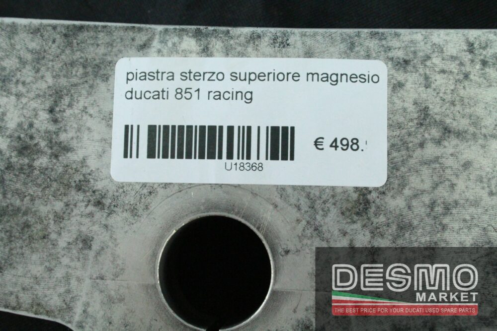 Piastra sterzo superiore magnesio Ducati 851 racing