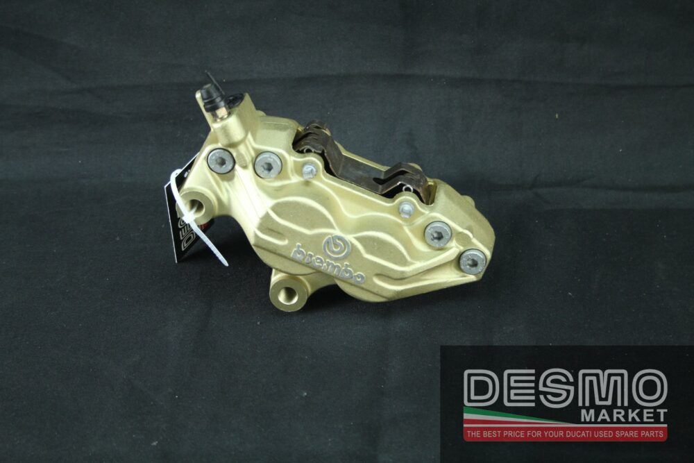 Left side 65mm Brembo gold brake caliper Ducati