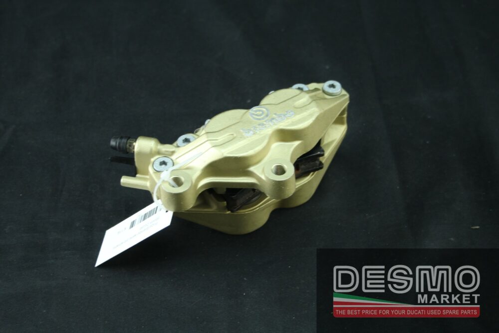 Left side 65mm Brembo gold brake caliper Ducati - Image 4
