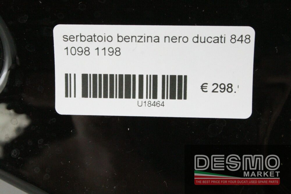 Serbatoio benzina nero Ducati 848 1098 1198