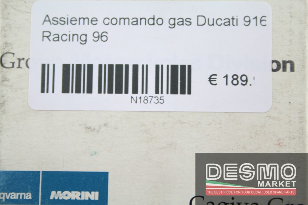 Assieme comando gas Ducati 916 Racing 96