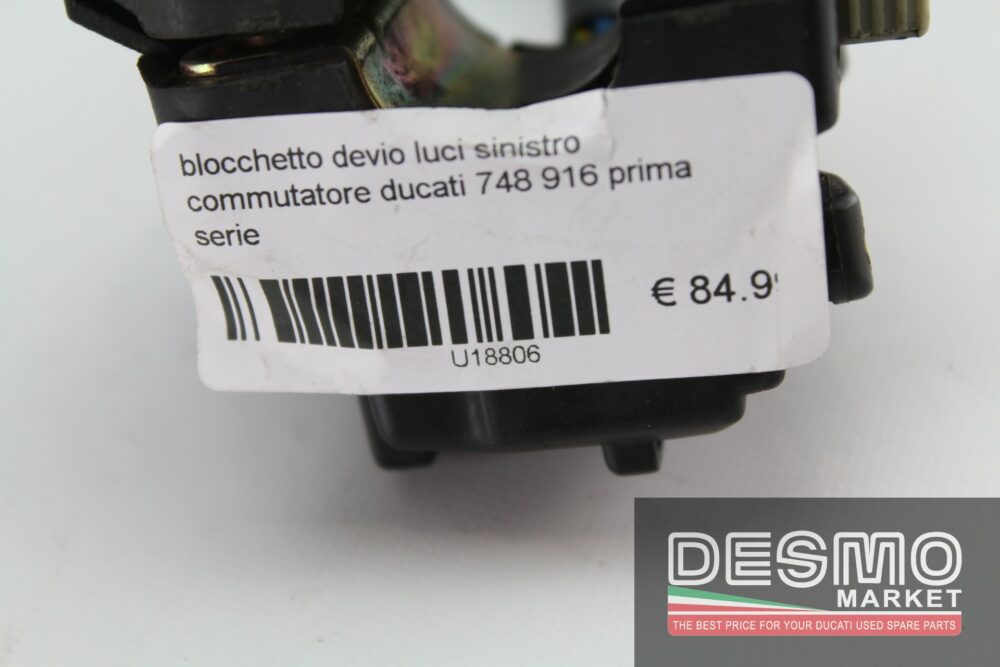 Blocchetto devio luci sinistro commutatore Ducati 748 916 prima serie
