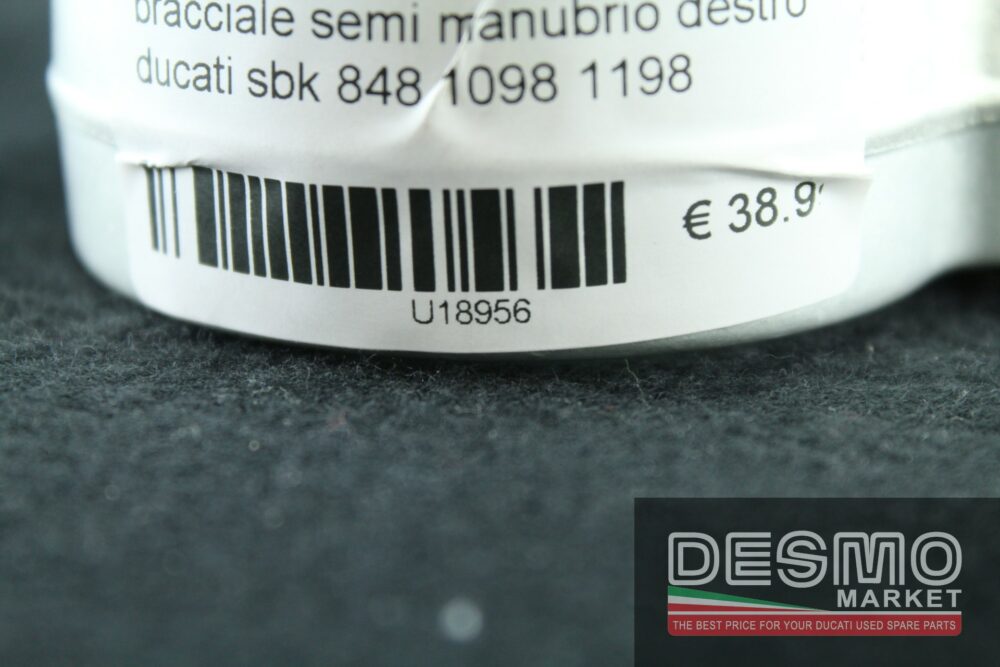 Bracciale semi manubrio destro Ducati sbk 848 1098 1198