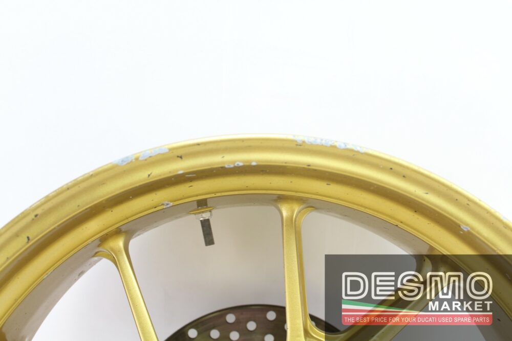 Cerchio ruota posteriore oro Ducati 749 999