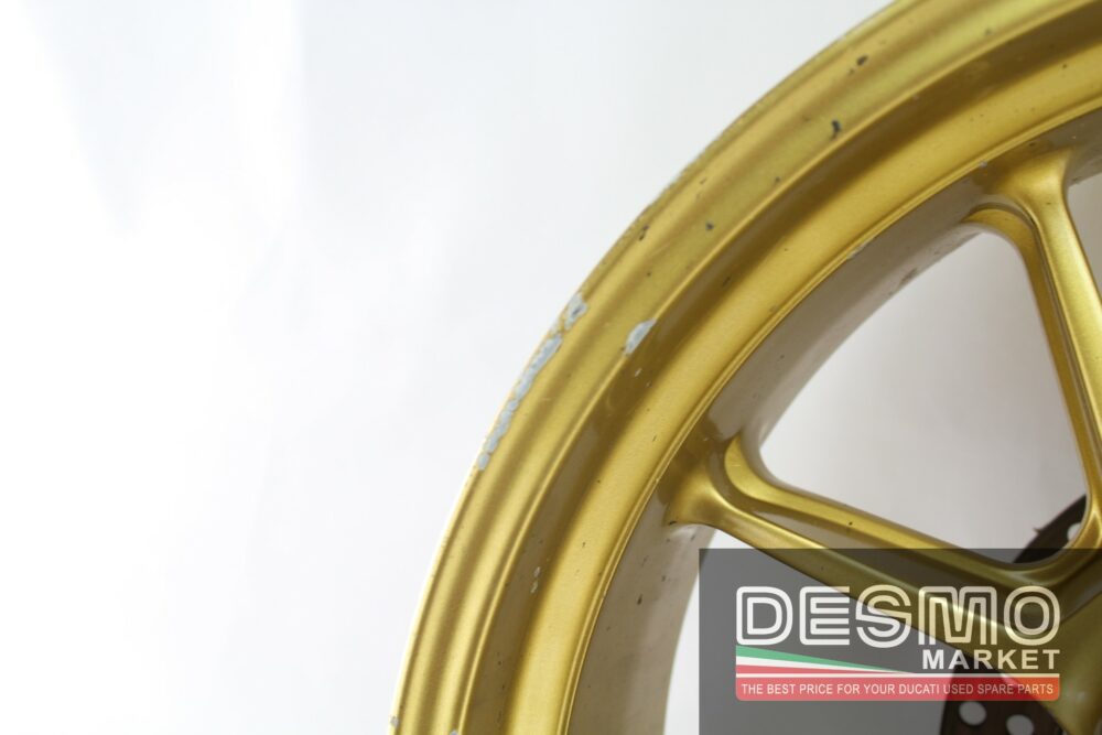 Cerchio ruota posteriore oro Ducati 749 999