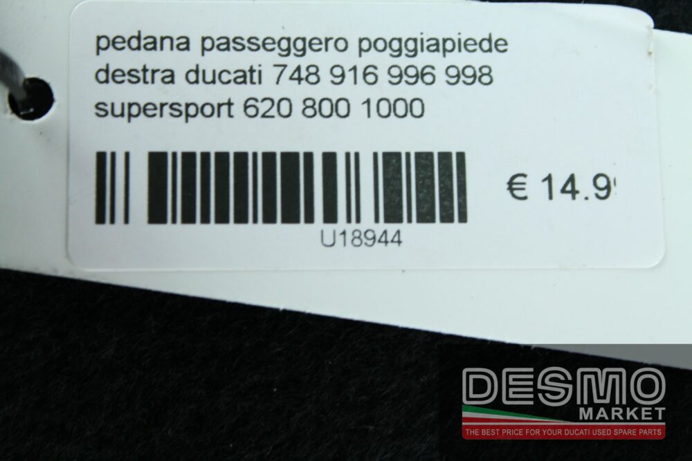 Pedana passeggero poggiapiede destra Ducati 748 916 996 998