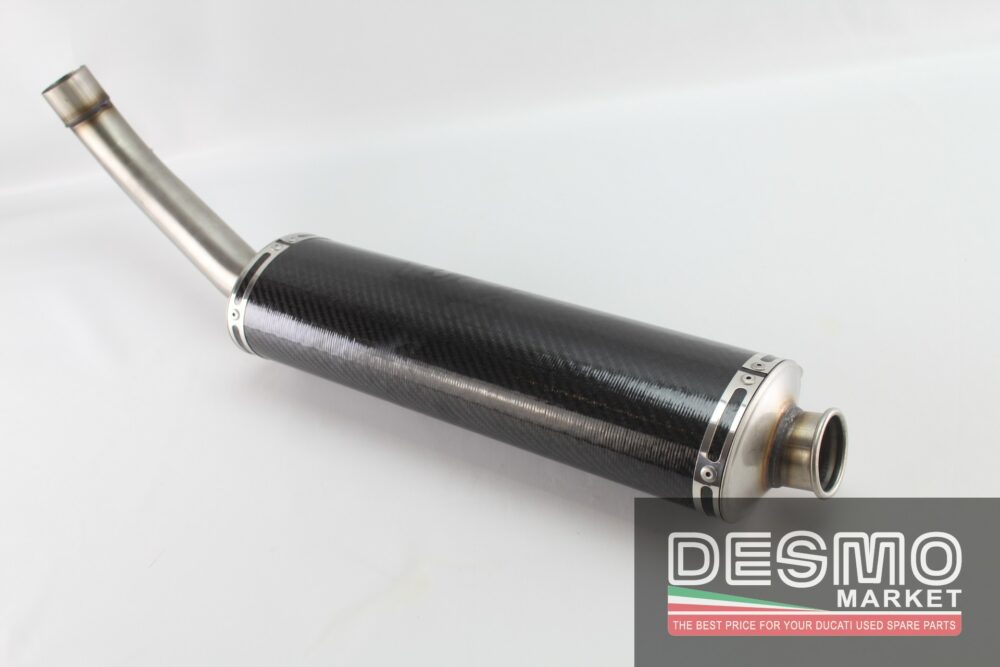 Scarico terminale destro carbonio Ducati 748 916 996 45mm