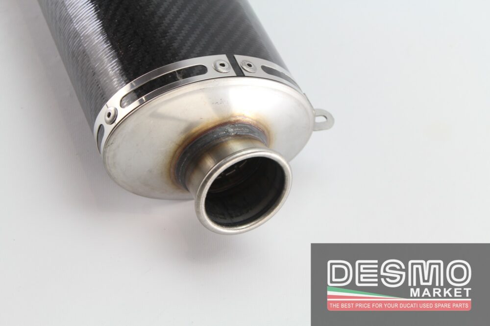 Scarico terminale destro carbonio Ducati 748 916 996 45mm